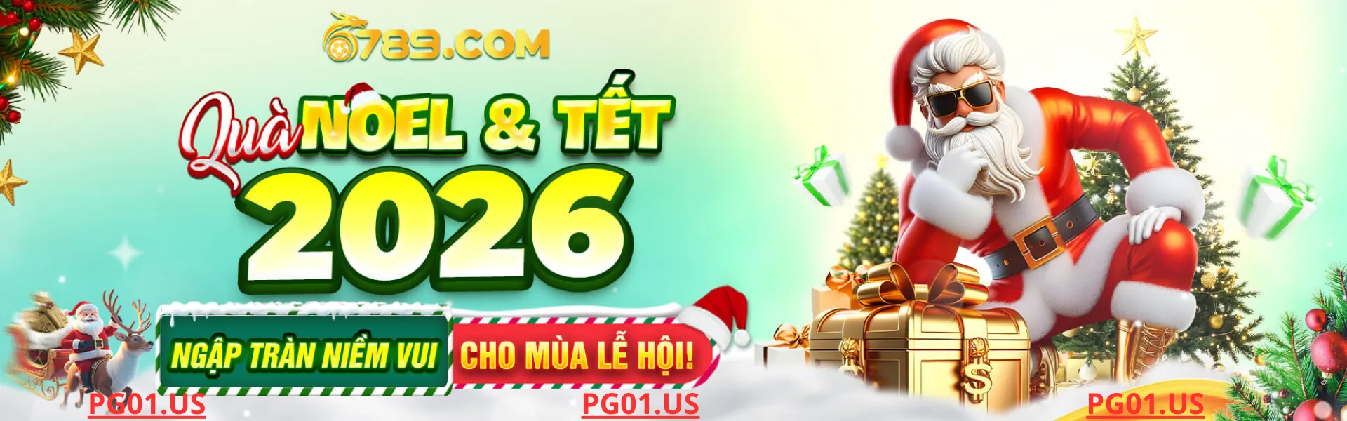 Quà Noel & Tết 2026 ngập tràn niềm vui tại PG01.us
